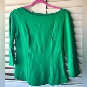 Pinup Girl Couture Laura Byrnes Sabrina Top Large green